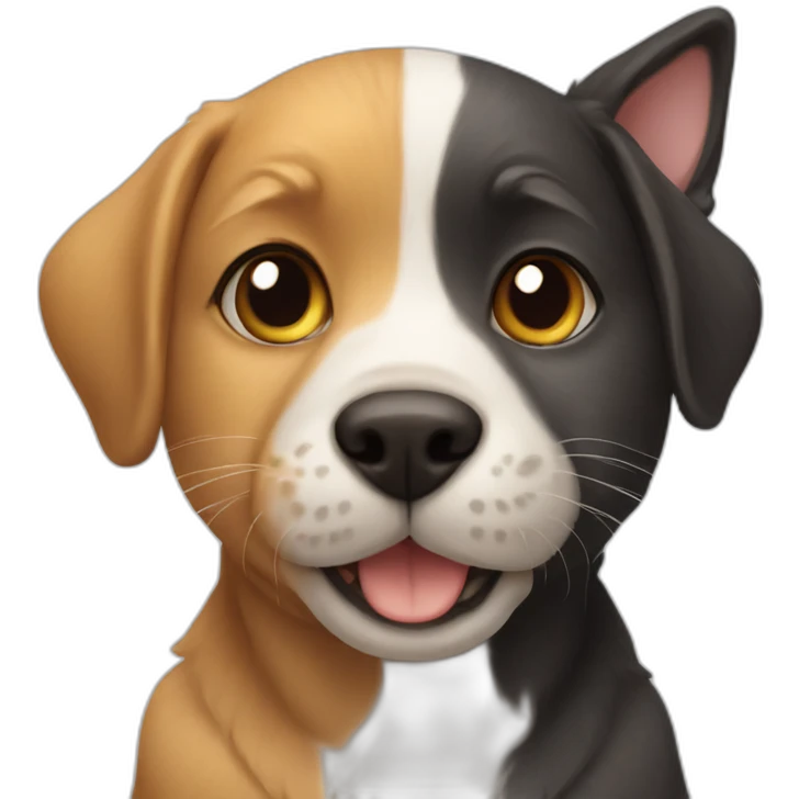 Cat and dog  emoji