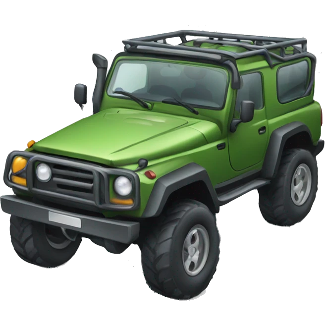 Offroad car emoji