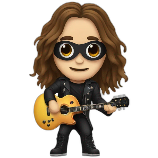 Ozzy over guitar emoji