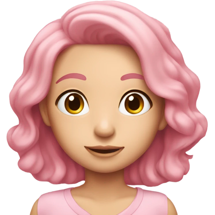 Corazón rosa pastel  emoji