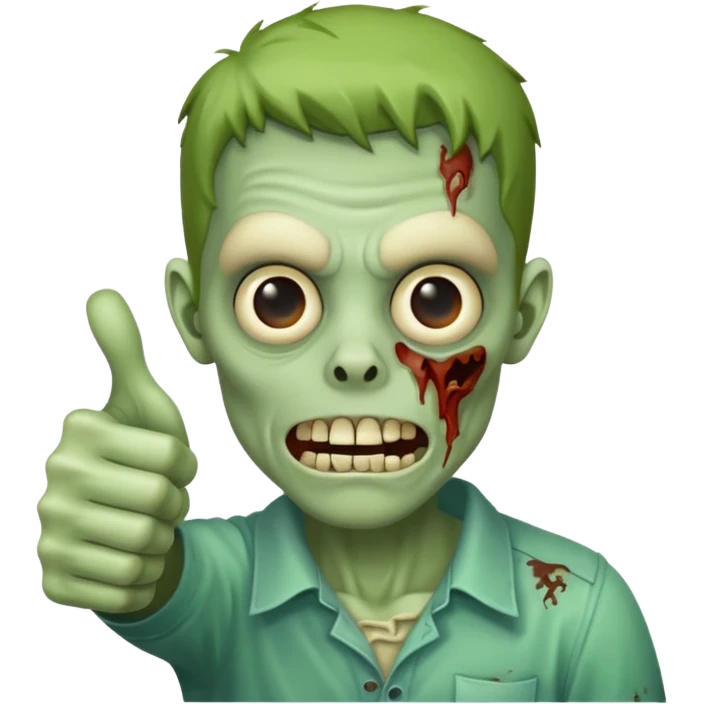 zombie thumbs up emoji