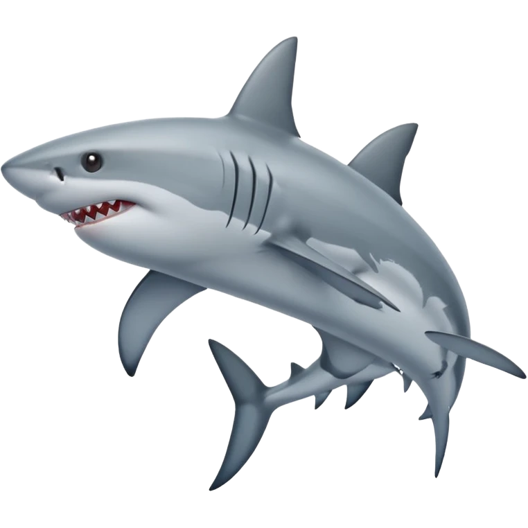 Add legs to the shark emoji