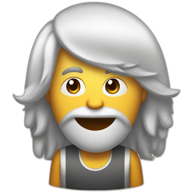 Peluquera con botella de cerveza emoji
