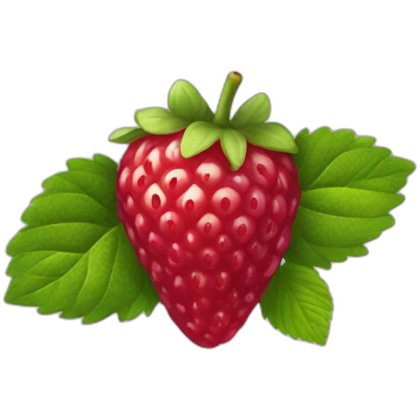 Une fraise des framboise des mirtille emoji