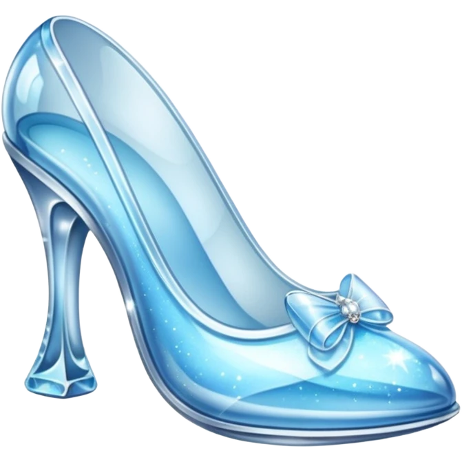 transparent glass slipper emoji
