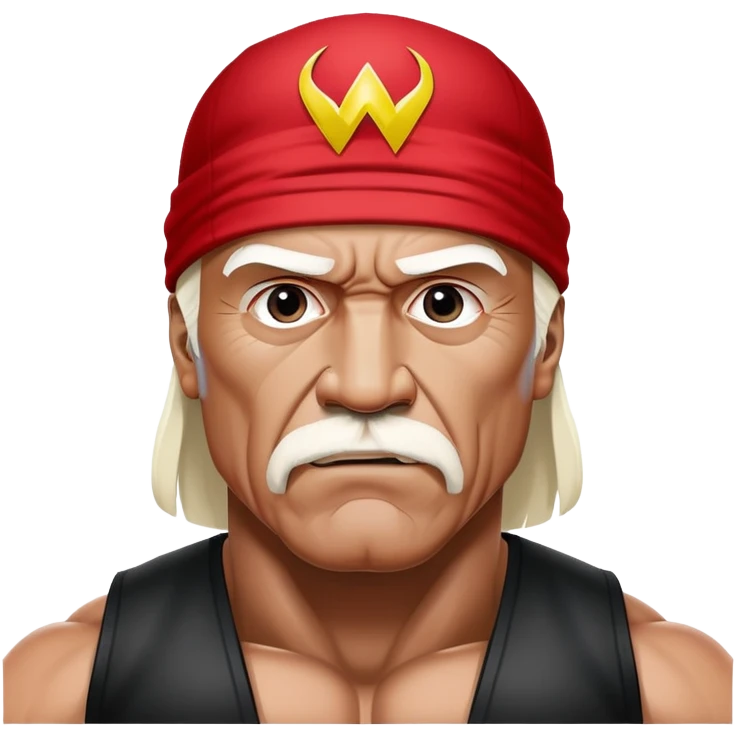 Hulk hogan nwo black white emoji