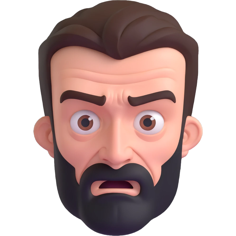 scared John Brown emoji