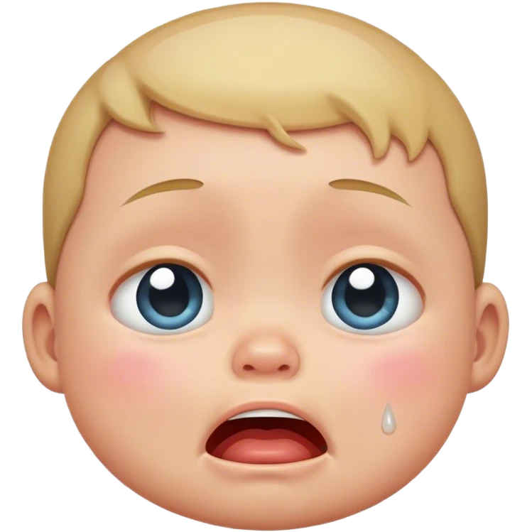 Baby crying emoji