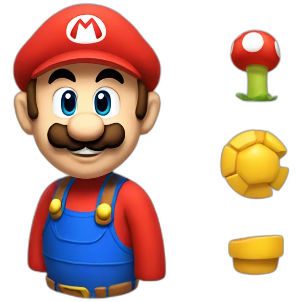 super mario from ussr emoji