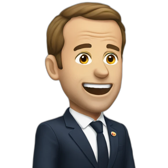 Macron pauvre emoji