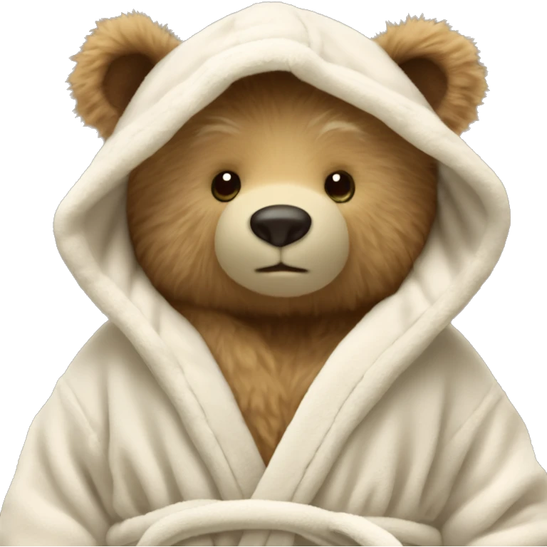 Jellycat Bartholomew bathrobe Bear emoji