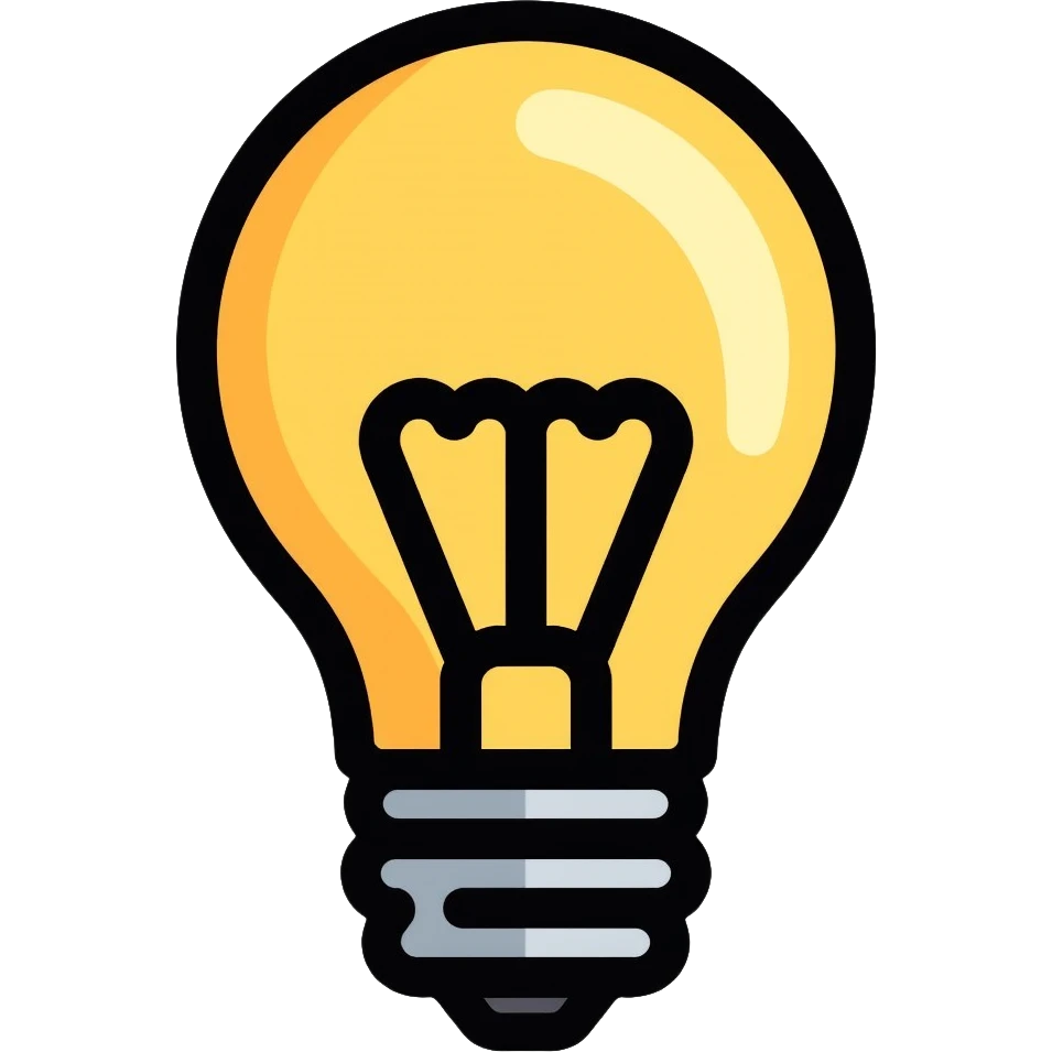 light bulb emoji