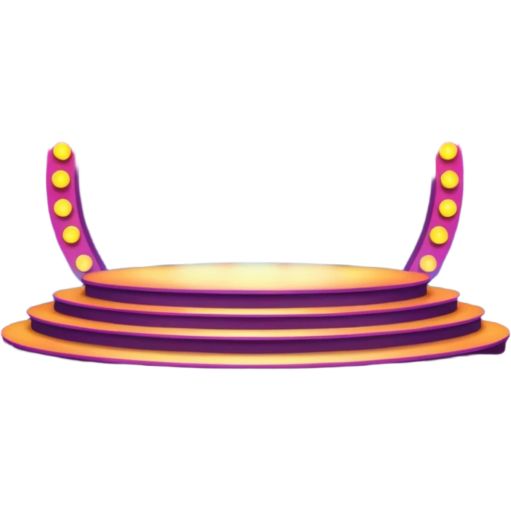 concert stage with lights emoji
