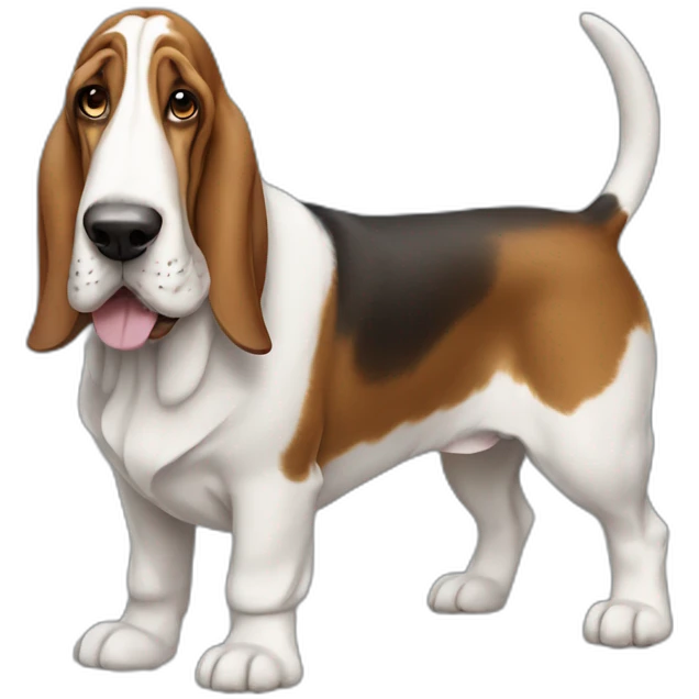 Dog-basset-hound-full-height emoji