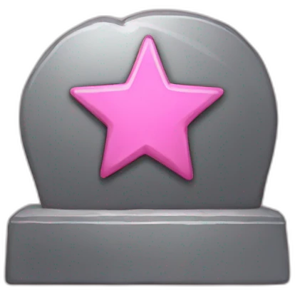 iron with a pink star emoji