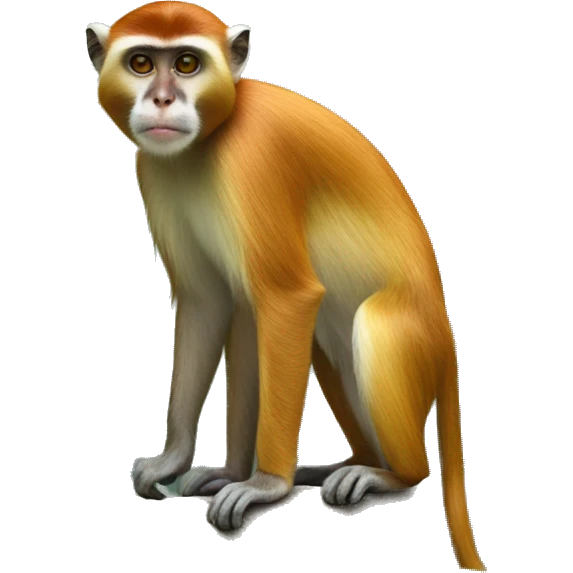 patas monkey full body emoji