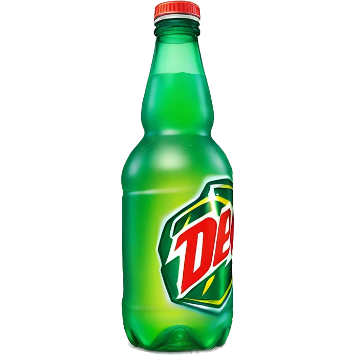 Mountain Dew Baja Blast in bottle emoji