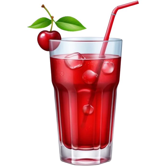 red drink emoji