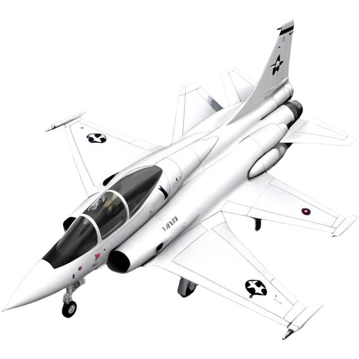 Jet Trainer - T-38 Talon - Northrop Grumman (Model Year: 2021) (Iconic colour: White and black) emoji