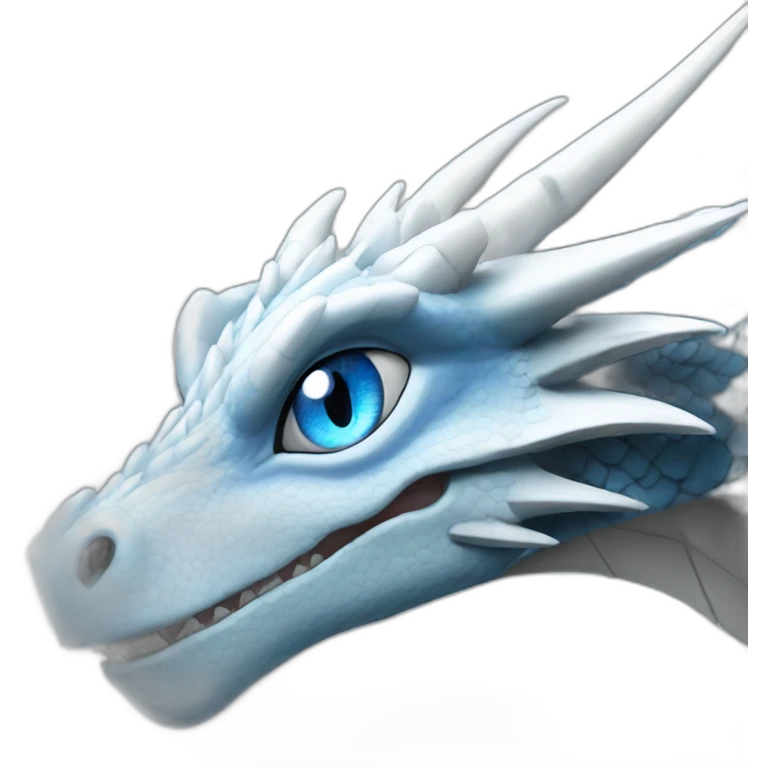 blue eyes white dragon emoji