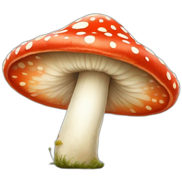 Amanita muscaria happy emoji