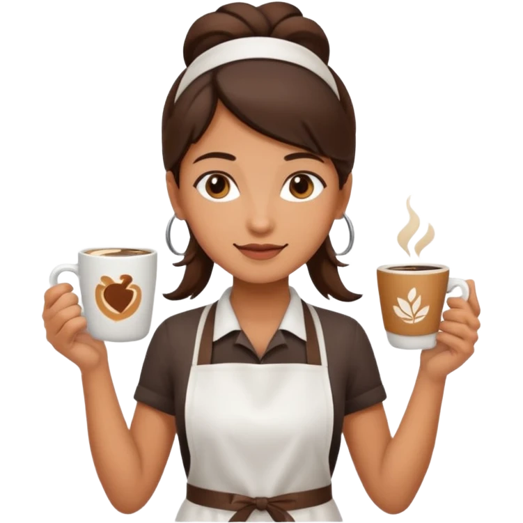 Barista girl emoji