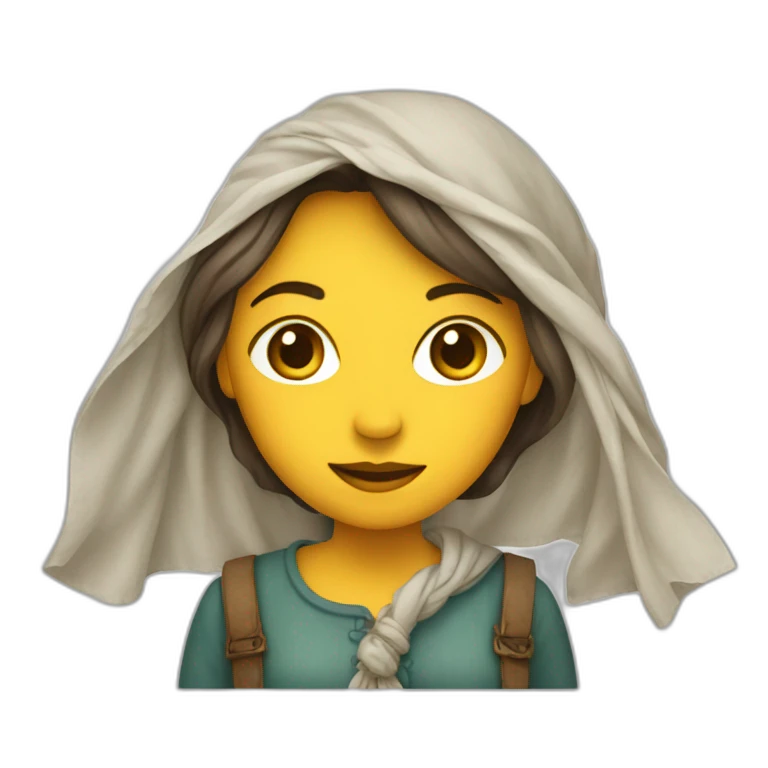 femme avec un voile légiférer emoji
