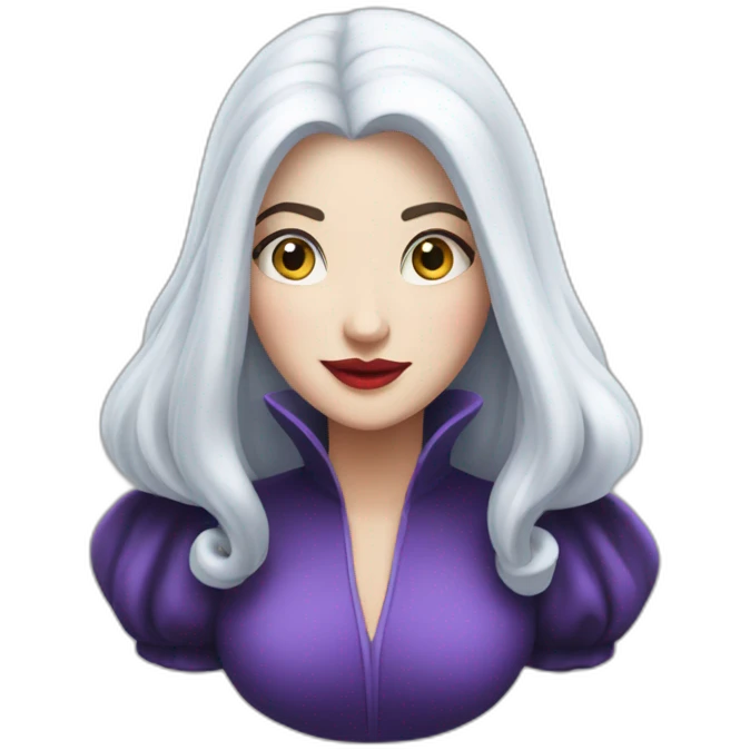 Snowhite witch emoji