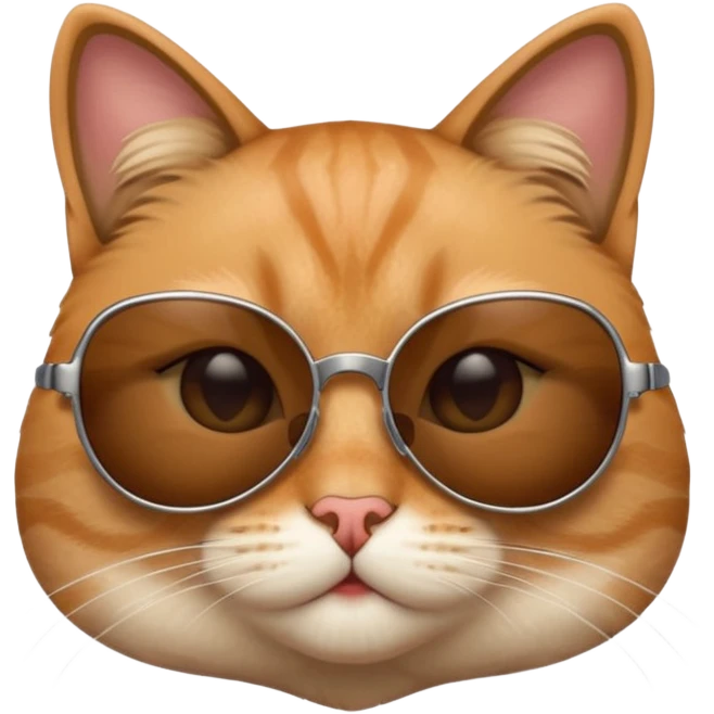 Cat wearing sunglasses emoji
