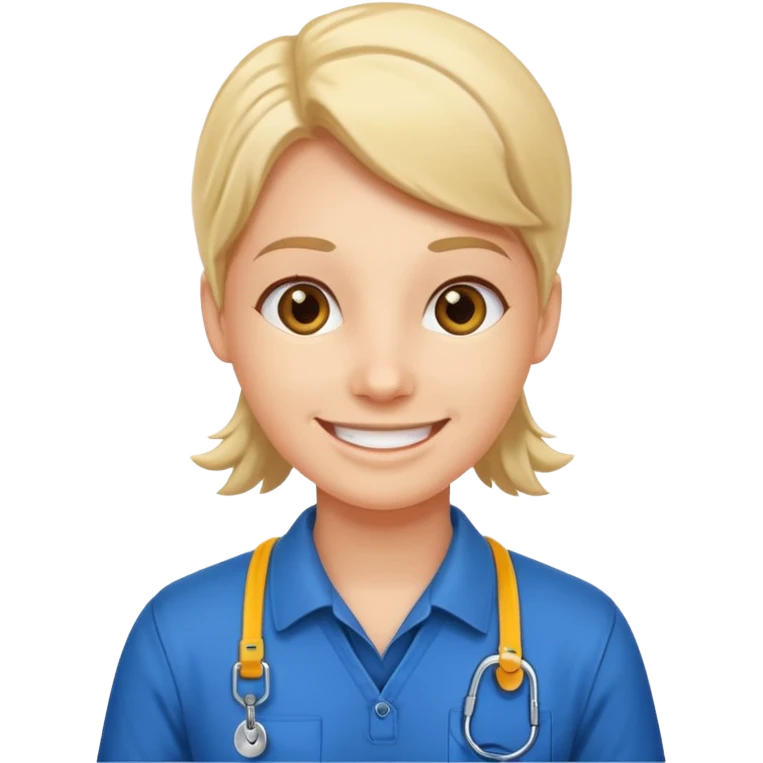 Employee with Lanyards emoji