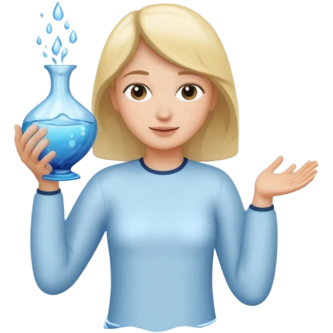 The Water Bearer (♒︎) emoji