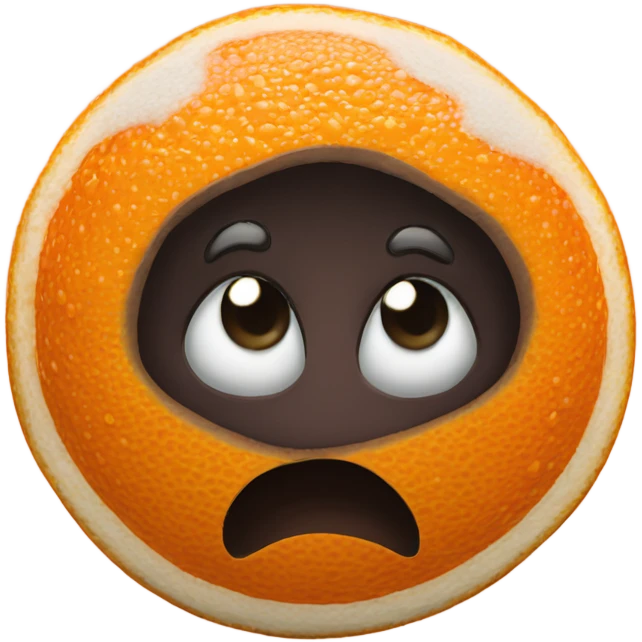 Orange  emoji