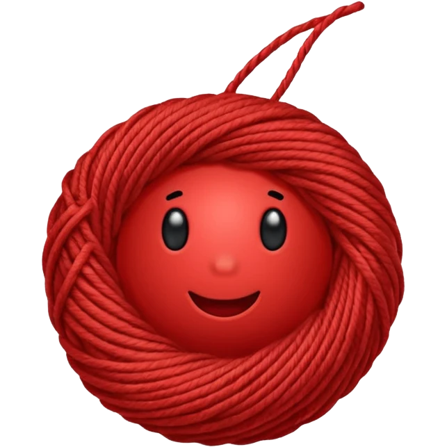 red ball of yarn emoji