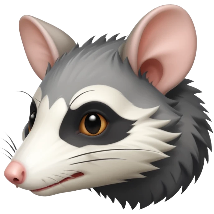 opossum side view emoji