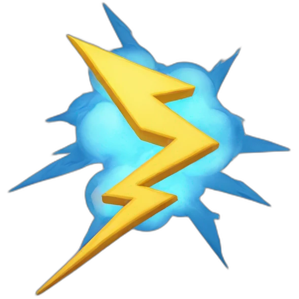 lightning emoji