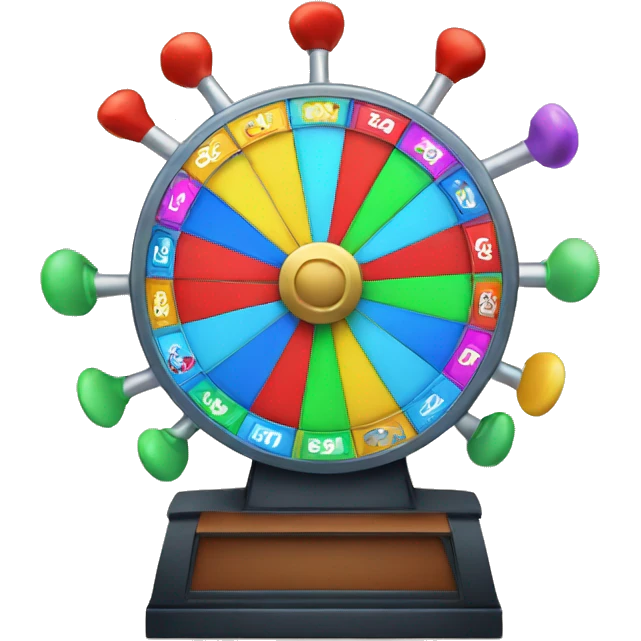 prize wheel
 emoji