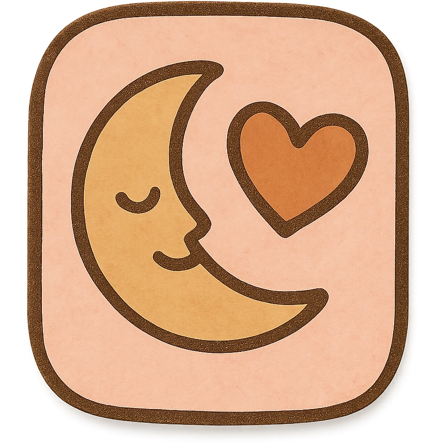 pink sticker, flat warm colors style, modern icon emoji