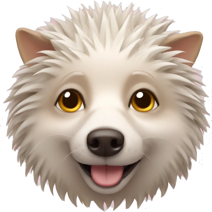 Hedgehog dog  emoji