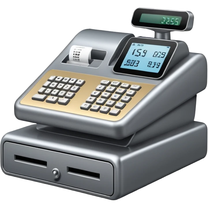 modern cash register emoji