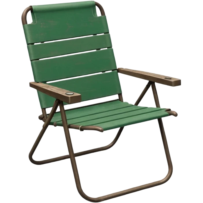 forest green lawn chair emoji