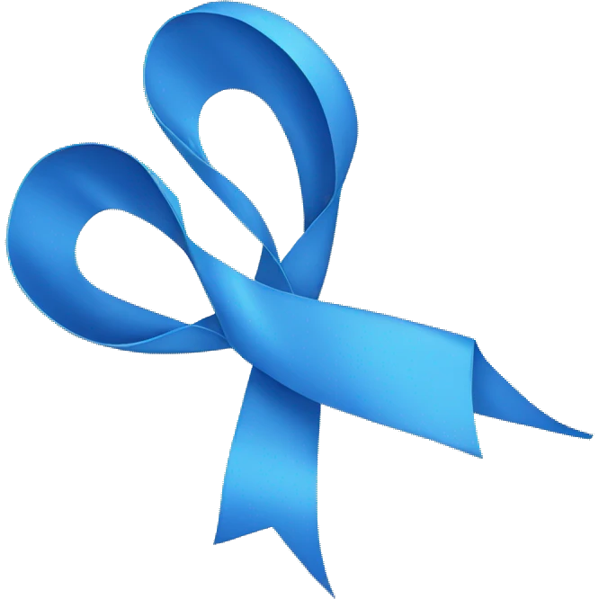 Blue ribbon emoji