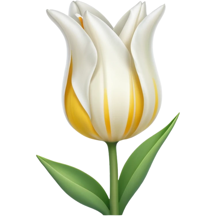 White tulip emoji