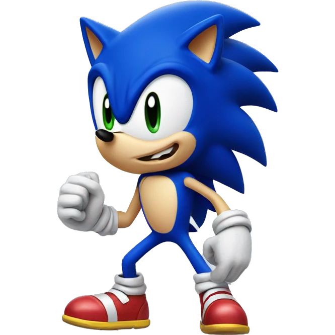 Sonic the hedgehog  emoji