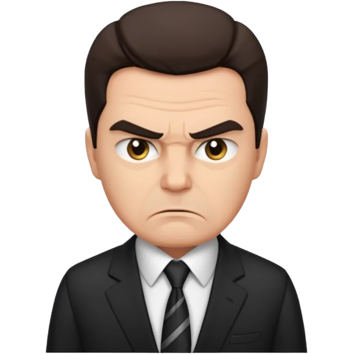 Irritated boss emoji