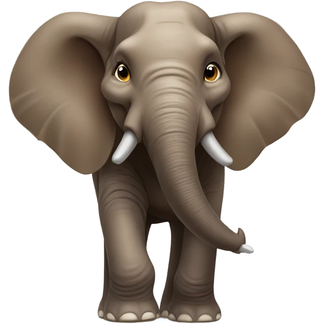 Brown elephant  emoji