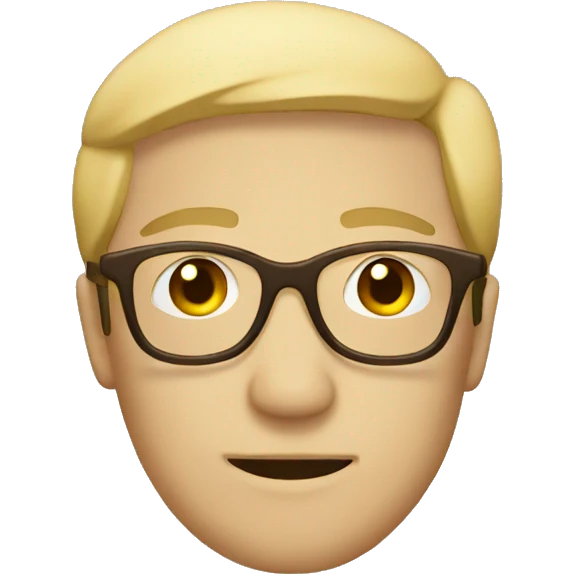 beige glasses emoji