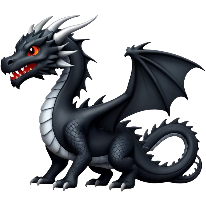Black dragon emoji