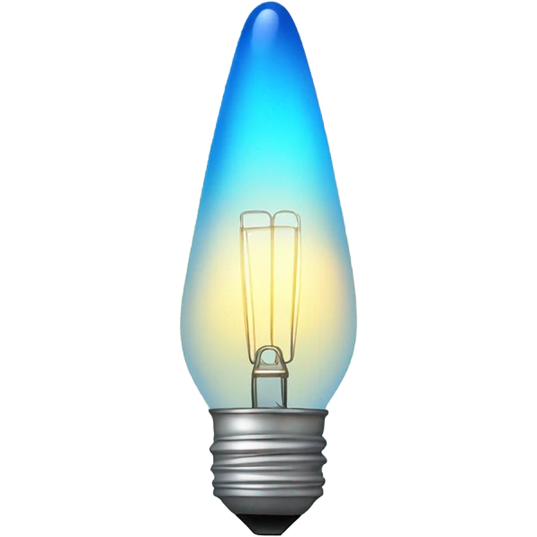navi blue bulb emoji