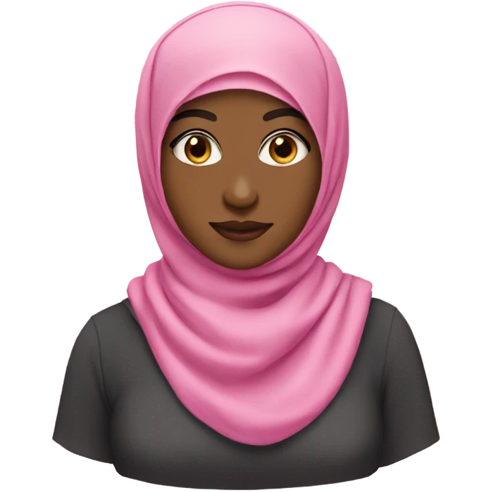 pink hijabi emoji