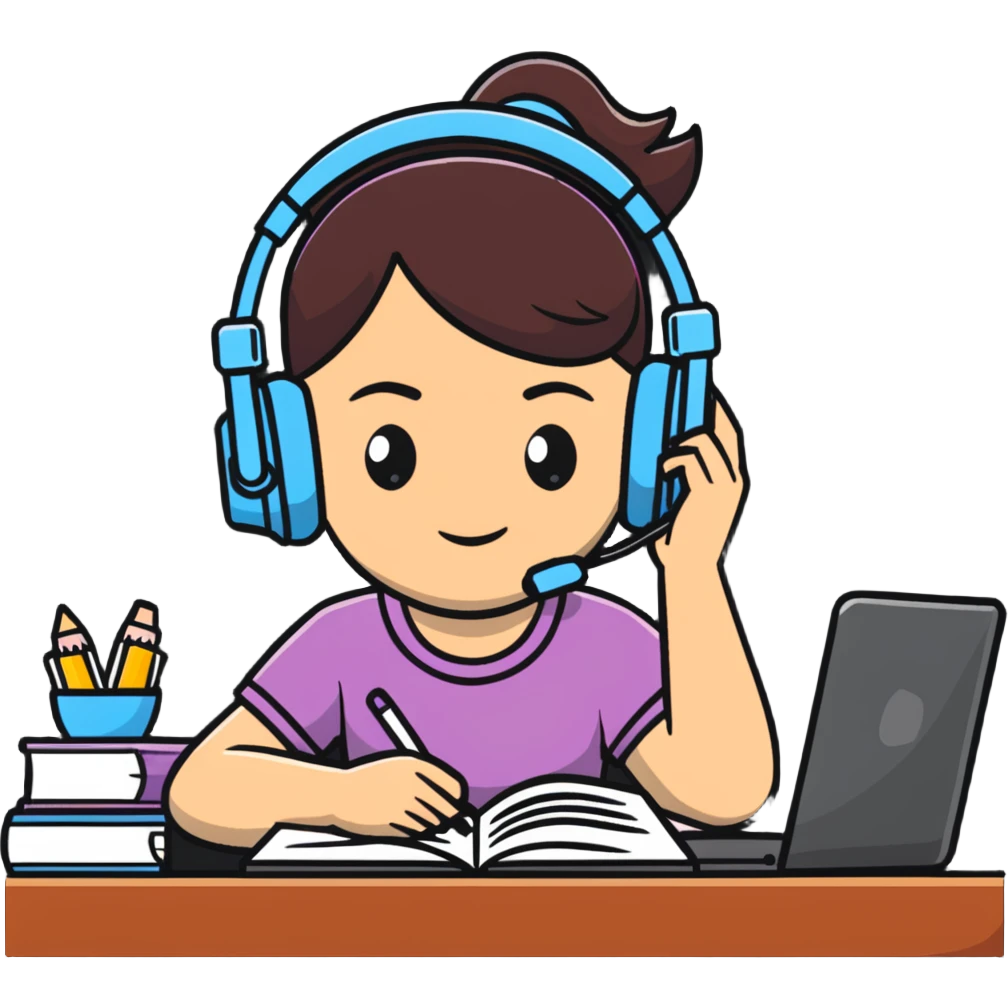 lofi girl studying emoji